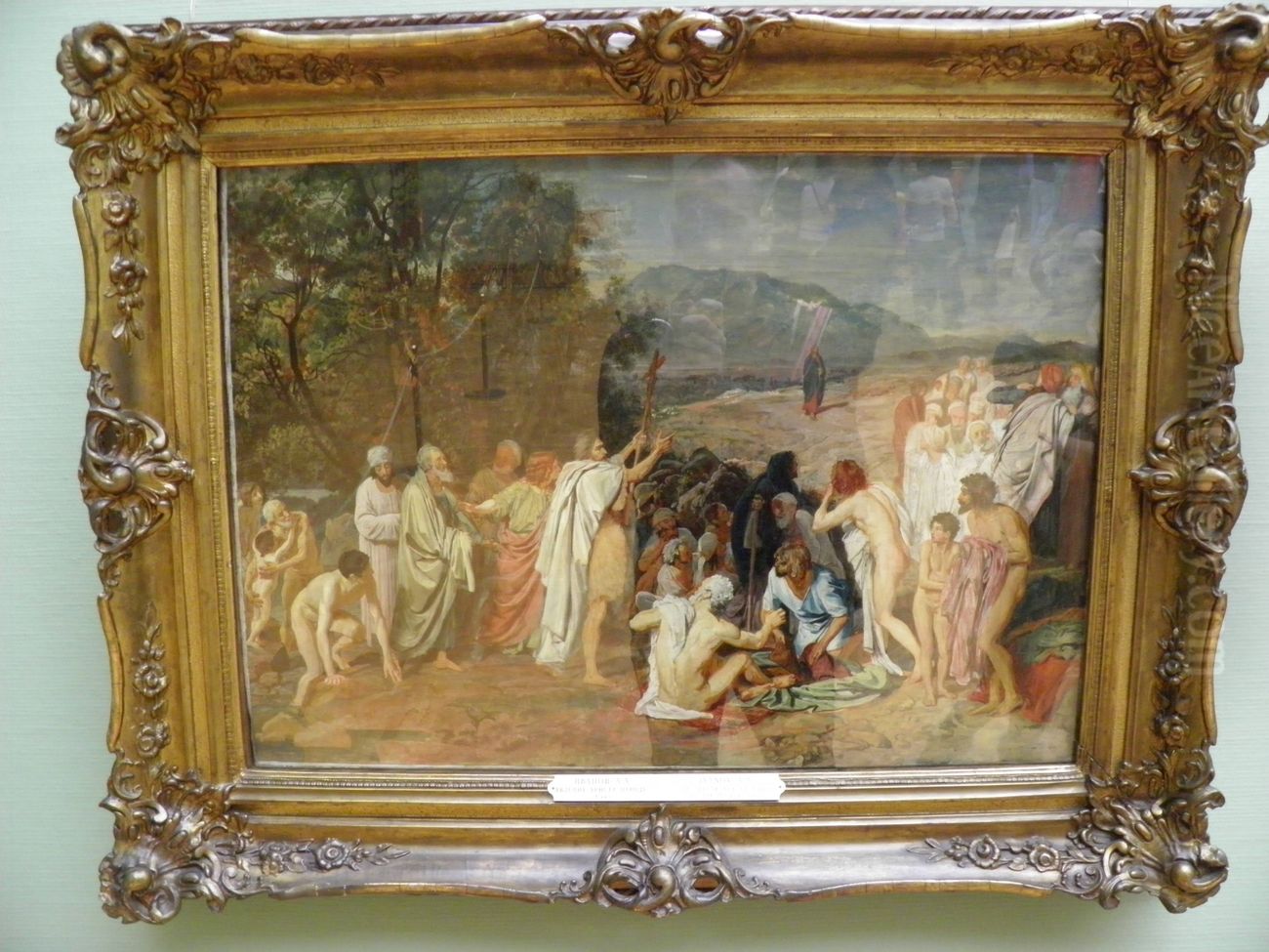 <<Avlenie Hrista narodu>> Oil Painting by Alexander Ivanov