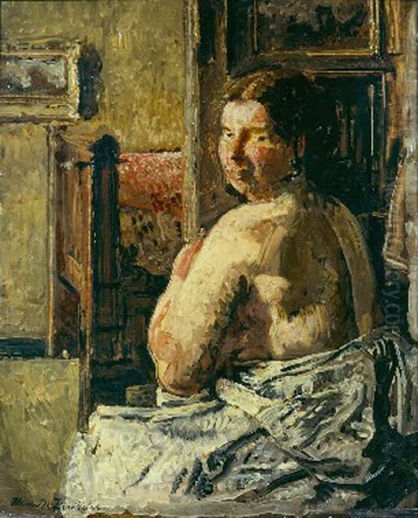 The Woman of the People Oil Painting by Henri de Braekeleer
