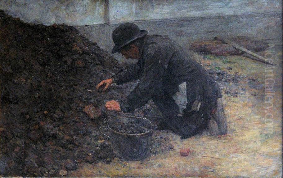Cinder clearance Oil Painting by Evert Larock