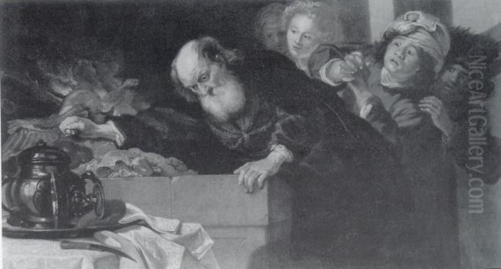 Aethiopica) Oil Painting by Karel van Mander III