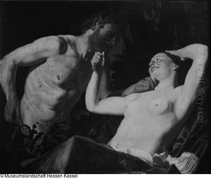 Nymphe und Satyr (
