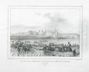 Franse troepen nemen het Vlaams Hoofd (Linkeroever) op 26 december 1832