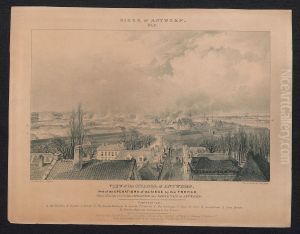 De belegering van de Citadel van Antwerpen door de Franse troepen