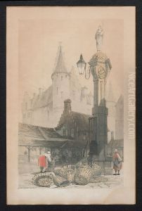De vismarkt, Antwerpen