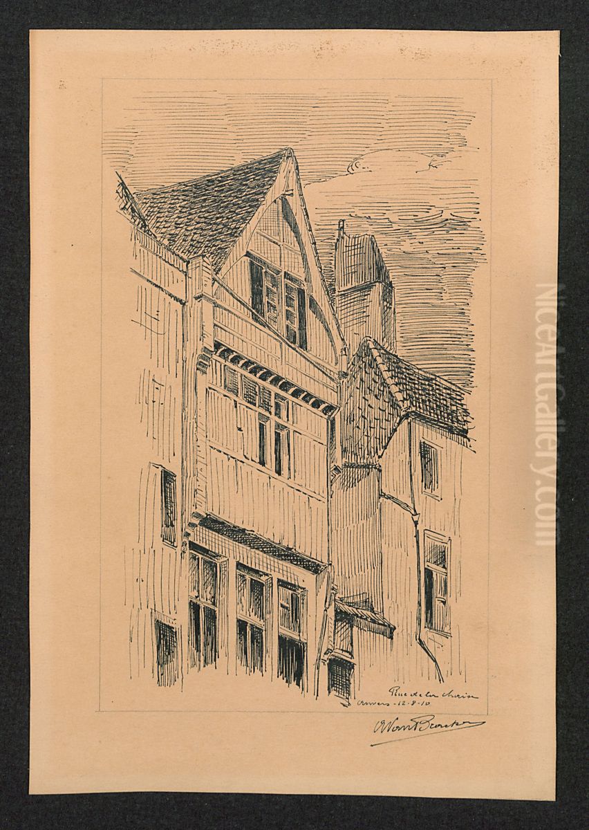 De Stoelstraat, Antwerpen Oil Painting by Print Room of the University of Antwerp