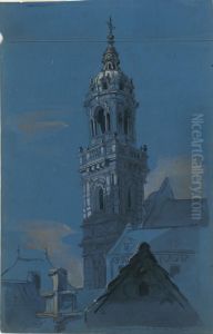 De toren van de Carolus Borromeuskerk