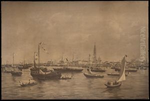 Inhuldiging der nieuwe Scheldekaaien, 26 juli 1885