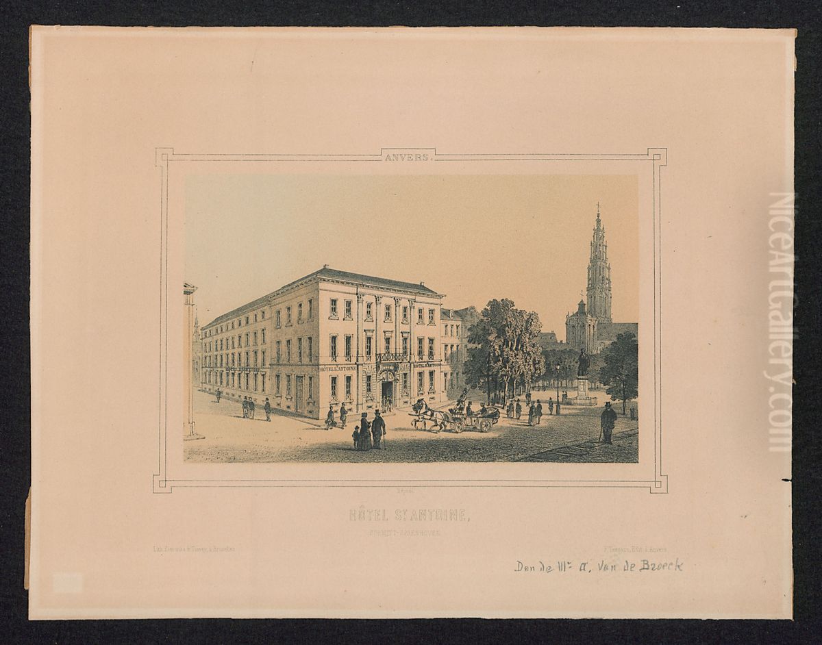St.-Antonius Gasthuis, Antwerpen Oil Painting by Print Room of the University of Antwerp