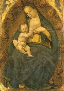 madonna del latte in gloria