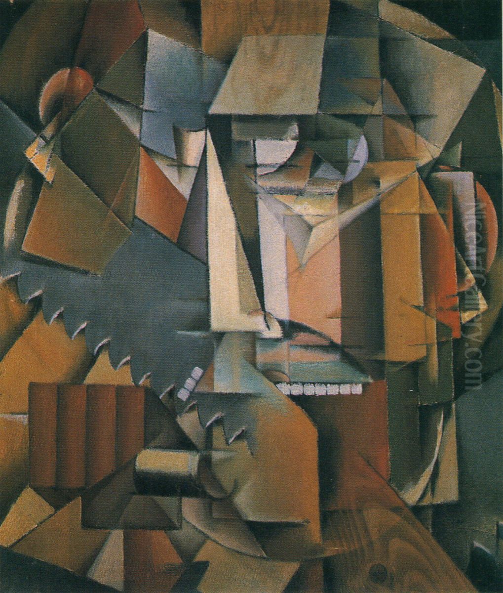 Non-Objective Oil Painting by Ivan Kliun