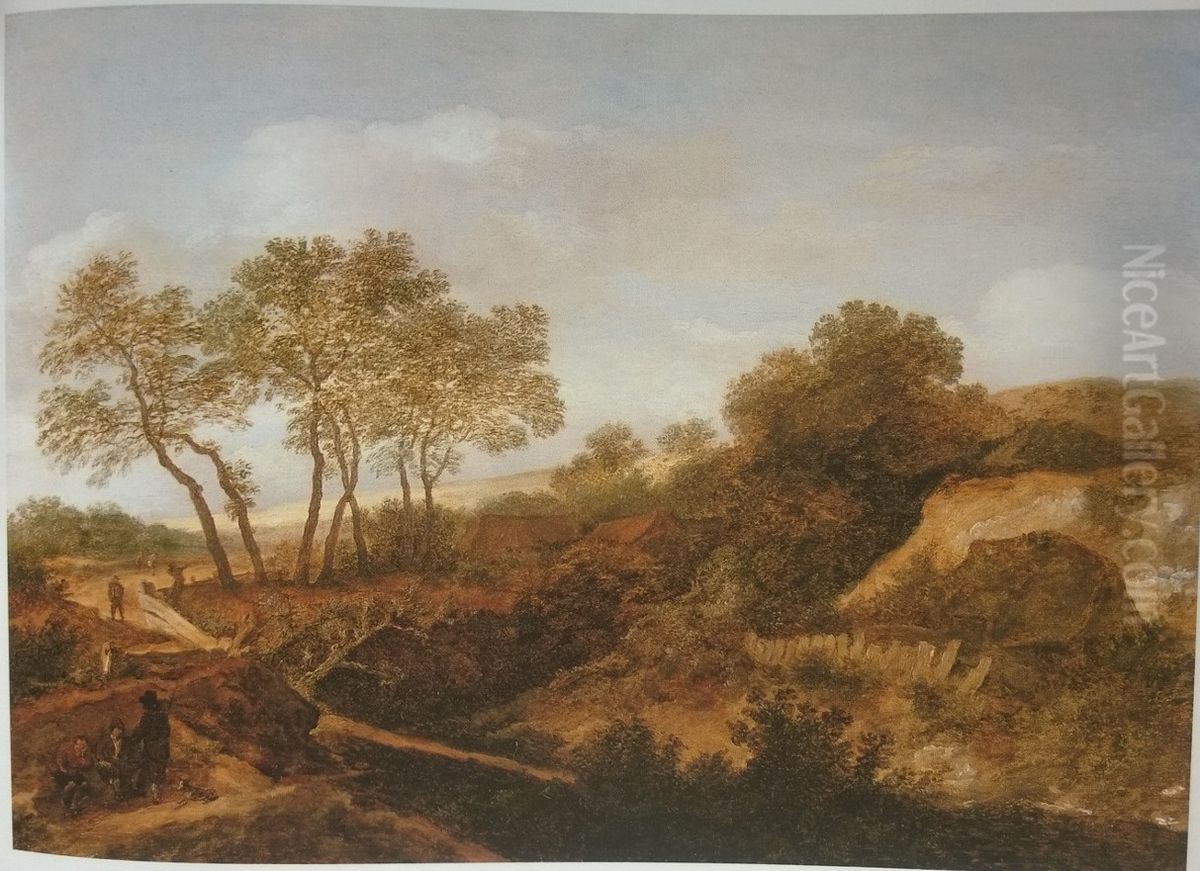 Dune landscape Oil Painting by Pieter De Molijn