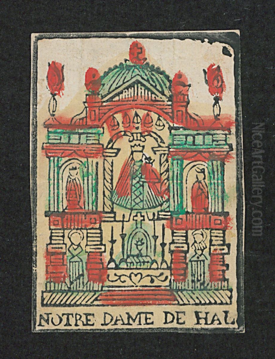 Altar with the image of Our Lady of Halle Oil Painting by Thijs Collection (University of Antwerp)