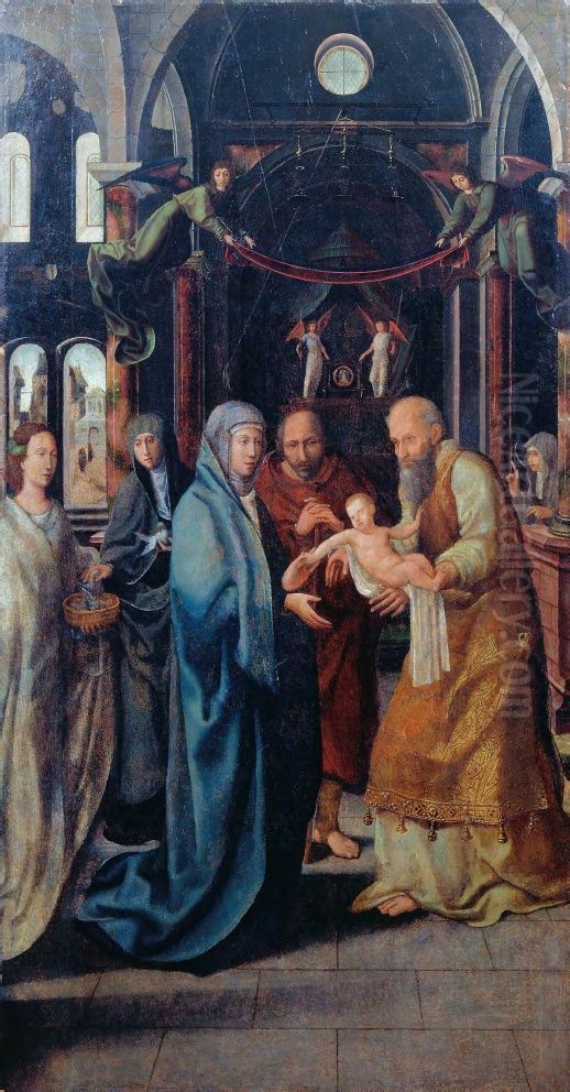 The Presentation at the Temple Oil Painting by Grao Vasco