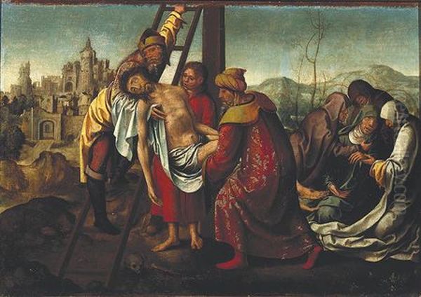 Calvary Oil Painting by Grao Vasco