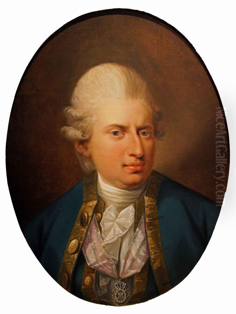 Portrait of Johann Friedrich Struensee Oil Painting by Jens Juel