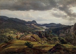 View of Lysekloster near Bergen
