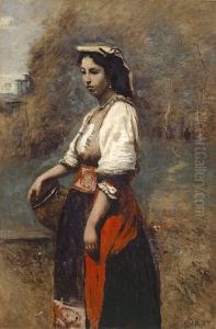 Italienne a la fontaine