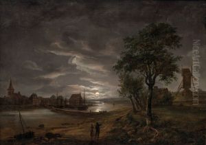 View of Stege in Moonlight