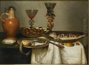 Stilleven met visontbijt