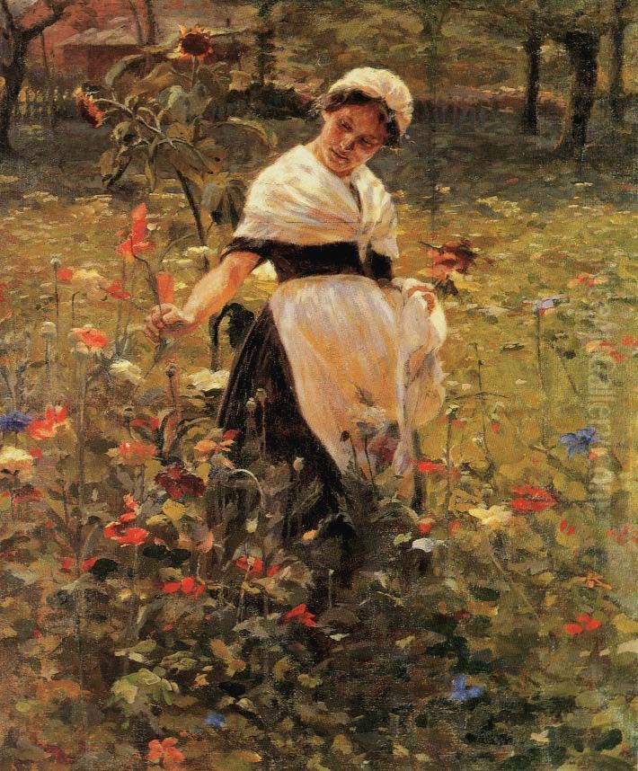 A study of colors Oil Painting by Symeon Savvidis