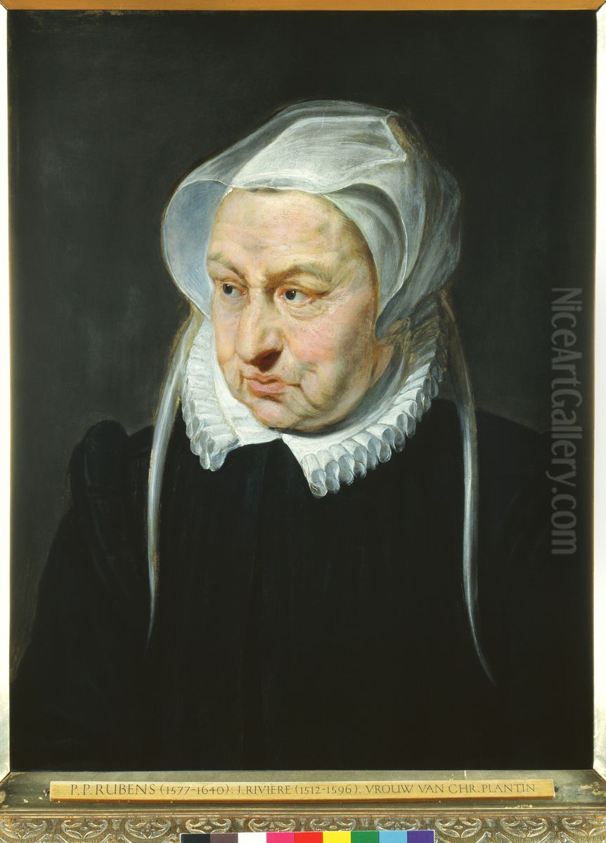Portret van Jeanne Riviere Oil Painting by (studio of) Rubens, Peter Paul