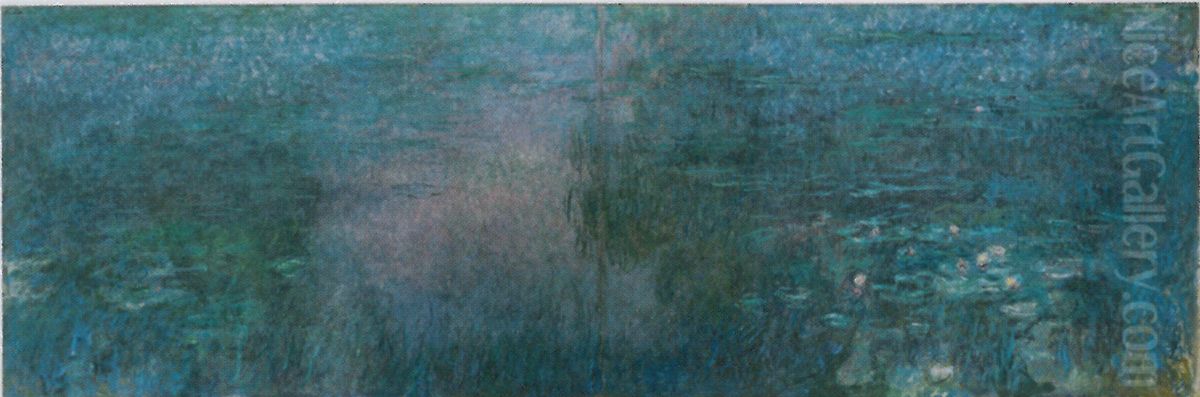 Water-Lily pond Oil Painting by Claude Oscar Monet