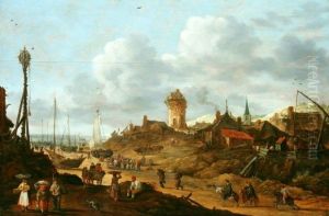 Dune landscape with a view of Zandvoort