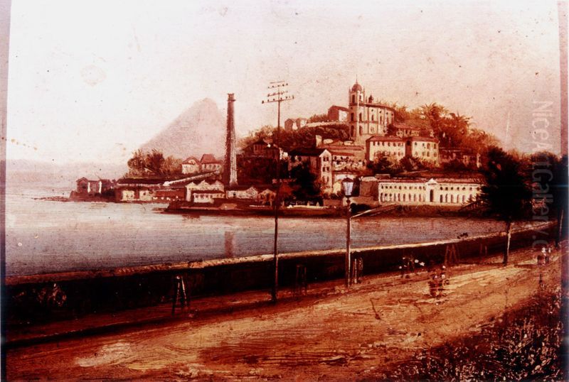 Vista da Igreja da Gloria Oil Painting by unknown