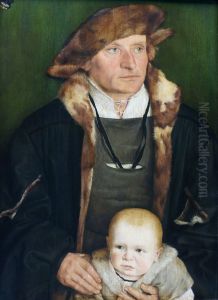 Bildnis des Hans Urmiller mit seinem Sohn