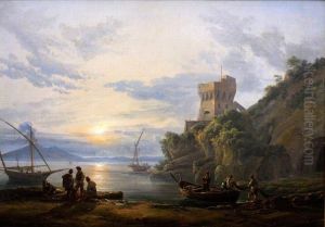Coast near Castellammare in the morning mist