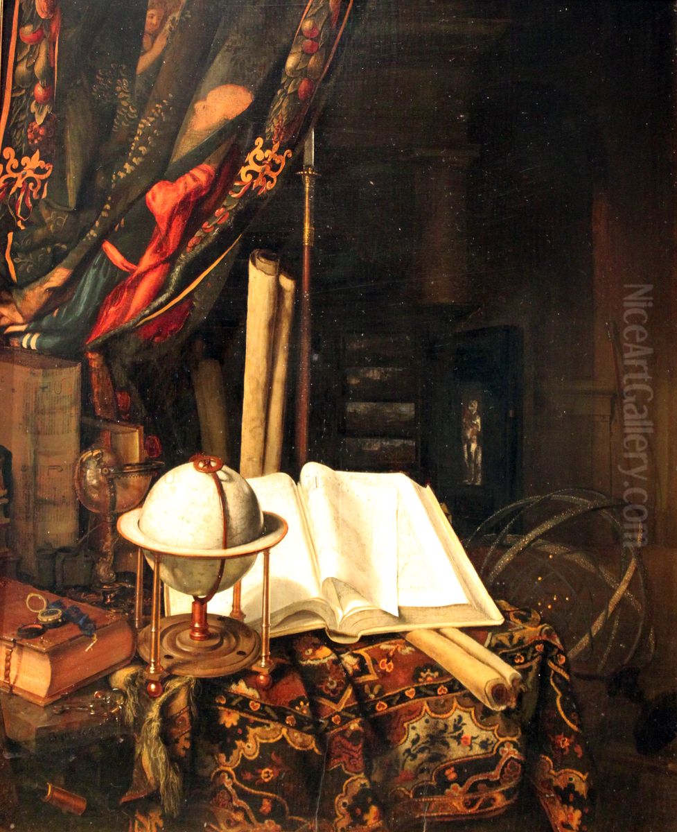 Still life Oil Painting by Jan Van Der Heyden