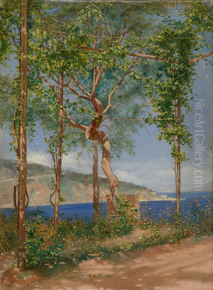 Landscape in the Vicinity of Rome Oil Painting by Alexander Antonovich Rizzoni
