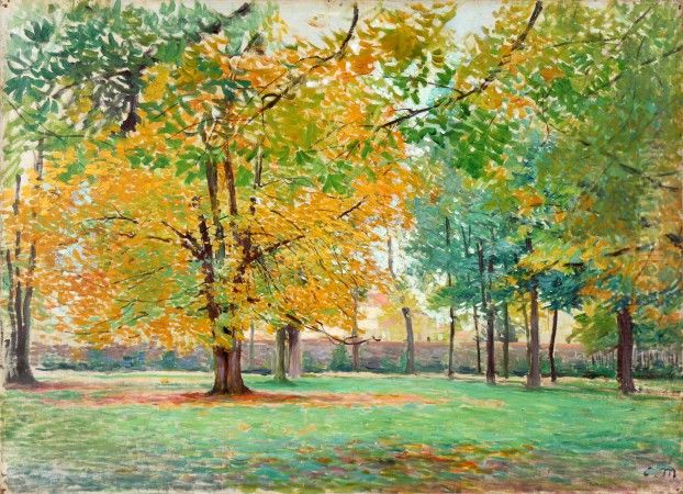 Paysage d'arbre Oil Painting by Camille Martin