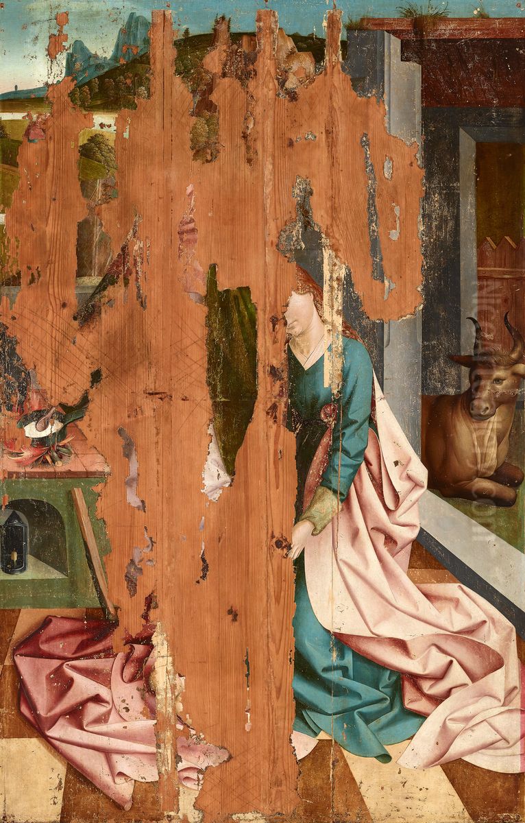 Geburt Christi Oil Painting by Rueland Frueauf the Elder
