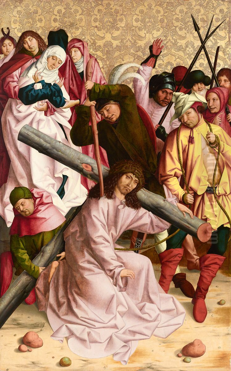 Kreuztragung Christi Oil Painting by Rueland Frueauf the Elder