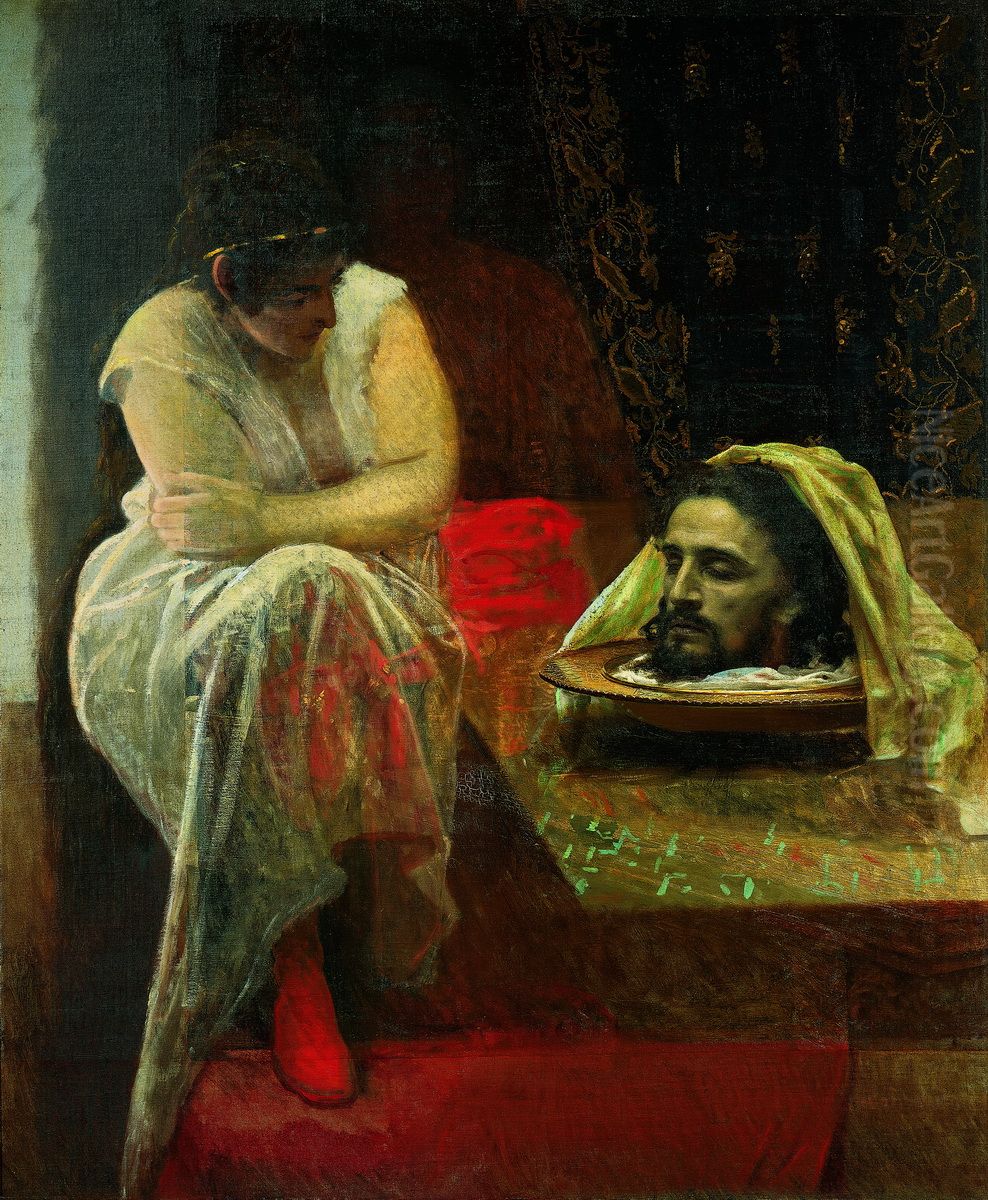 <<Irodiada>> Oil Painting by Ivan Kramskoi