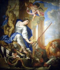 Ceres foulant aux pieds les attributs de la guerre