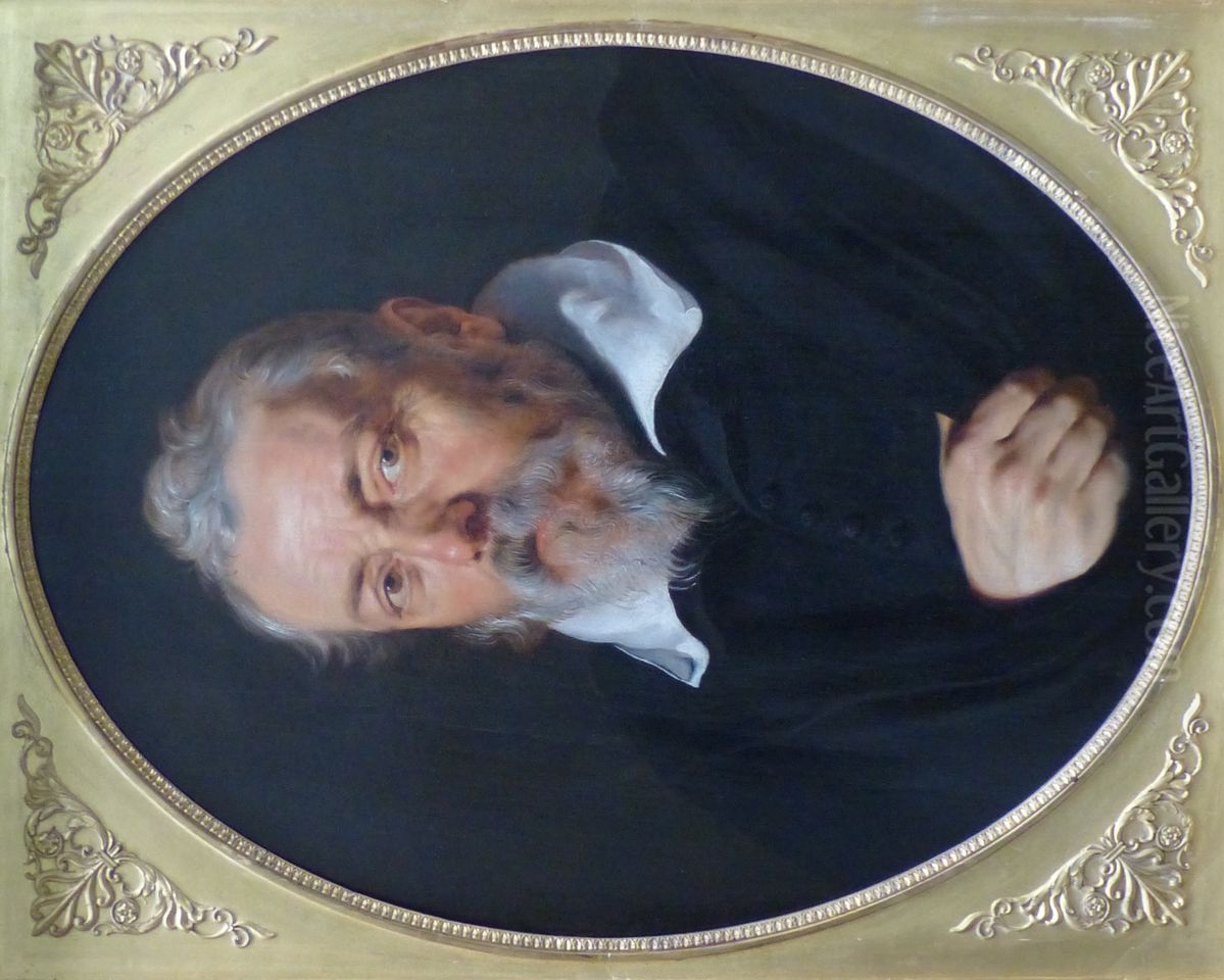 Portrait of the painter Frans Francken the Elder Oil Painting by (studio of) Rubens, Peter Paul