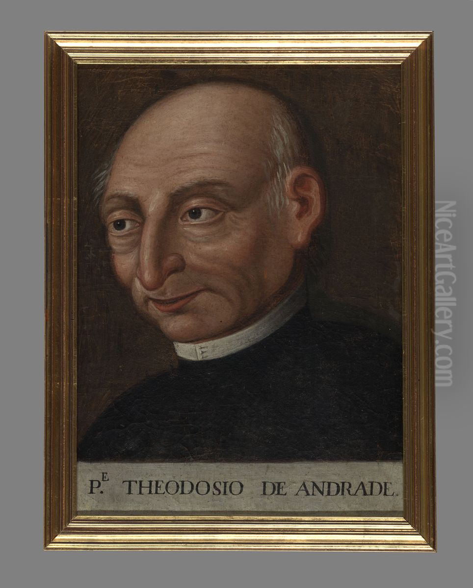 Padre Teodosio de Andrade Oil Painting by Portuguese painter