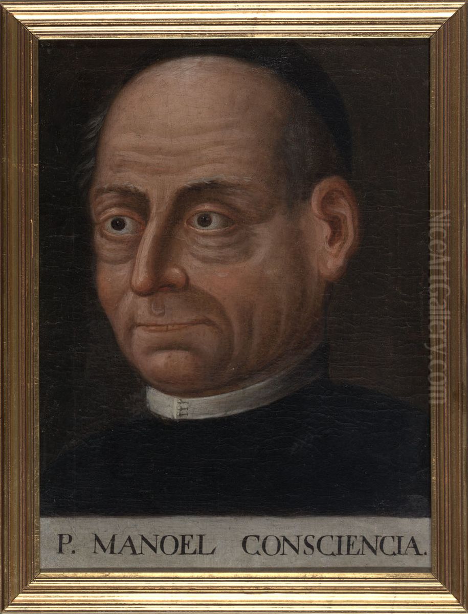 Padre Manuel Consciencia Oil Painting by Portuguese painter