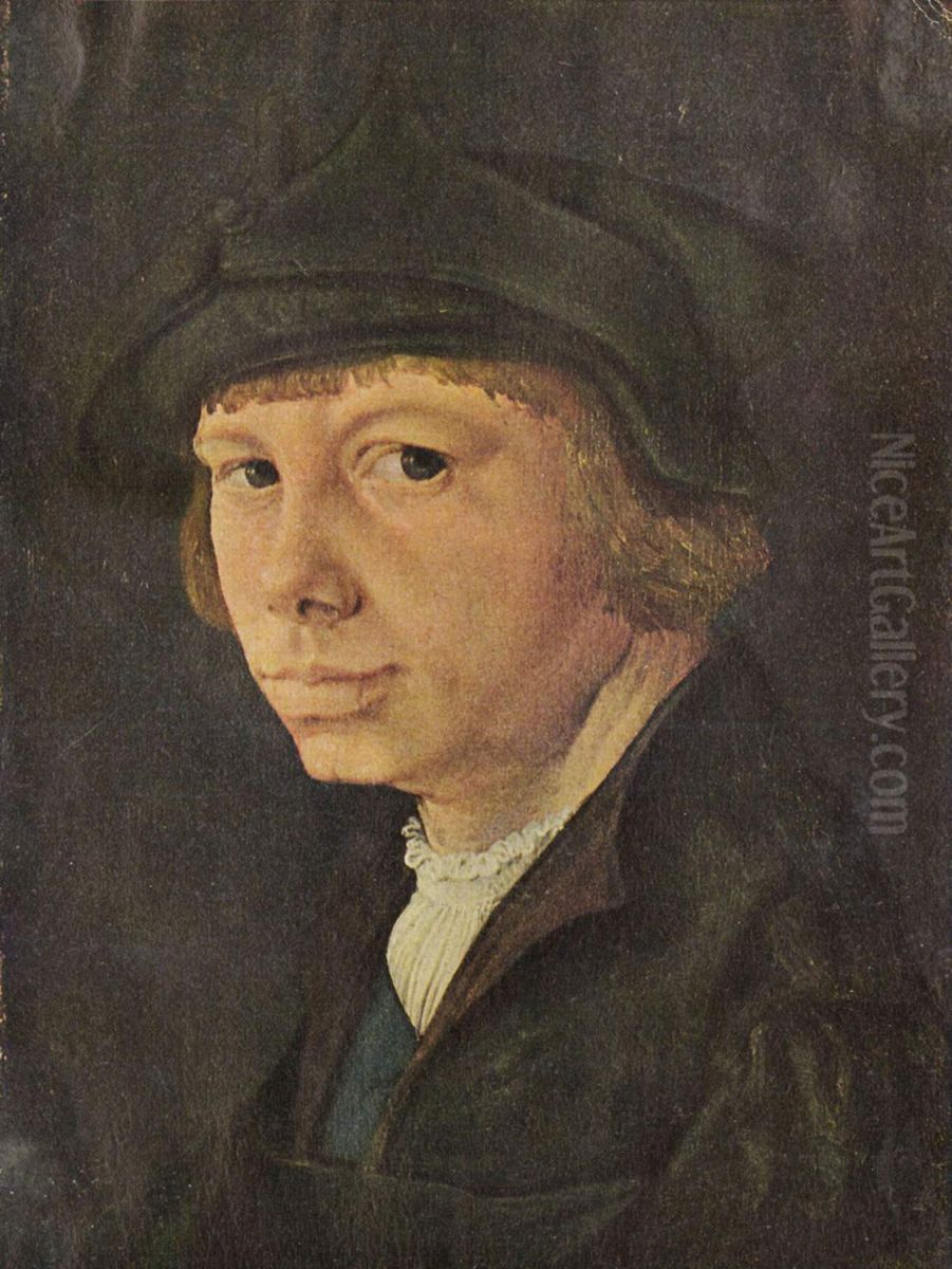 Self-portrait Oil Painting by Lucas Van Leyden