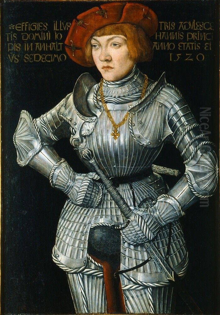 Prince Johann IV of Anhalt Oil Painting by Lucas Cranach the Elder
