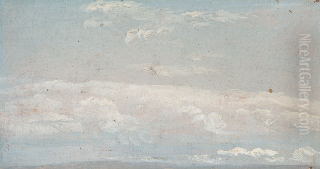 Cloud study Oil Painting by Johan Wilhelm Ludwig Dahl