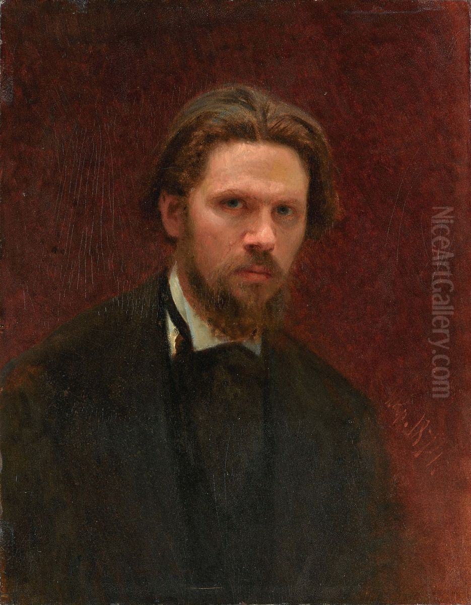 Self-portrait Oil Painting by Ivan Kramskoi