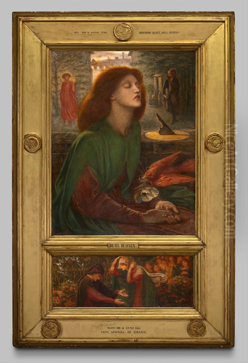 Beata Beatrix Oil Painting by Dante Gabriel Rossetti
