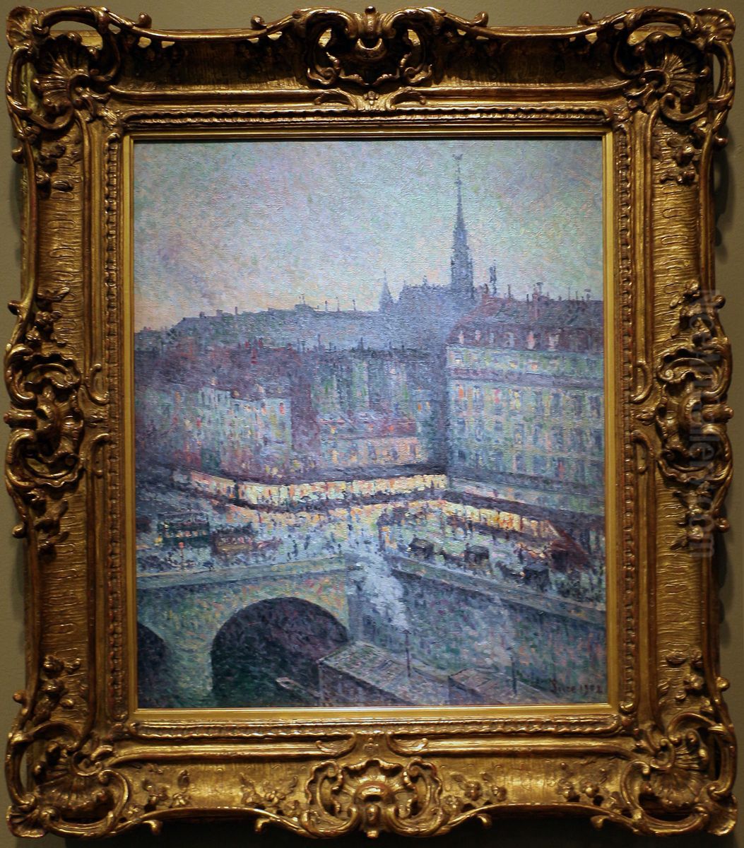 La Sainte-Chapelle Oil Painting by Maximilien Luce