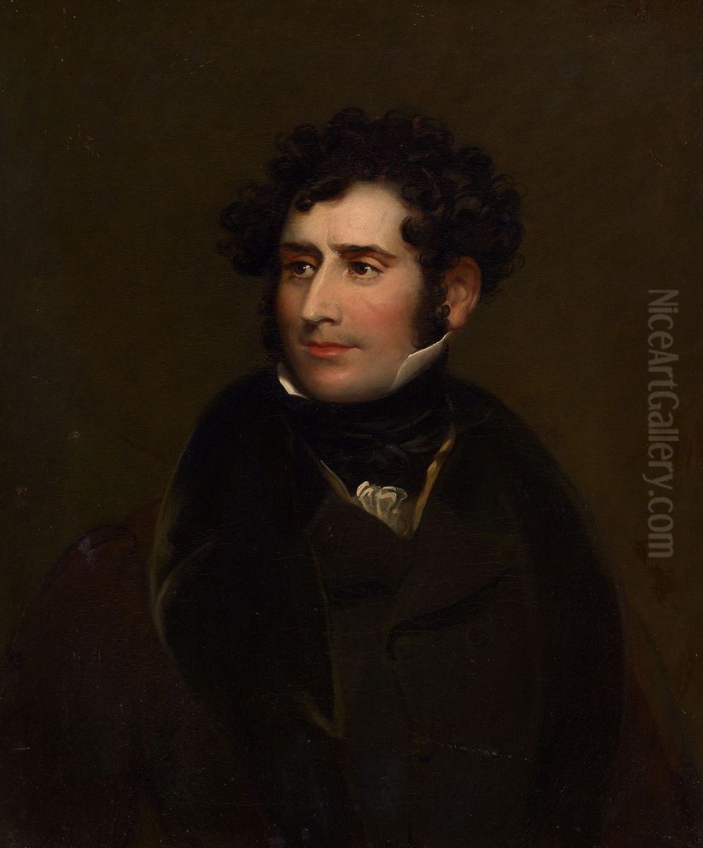 James William Wallack Oil Painting by Charles Robert Leslie