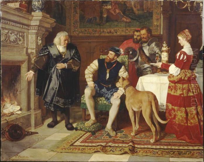 Jakob Fugger (Karl Becker) Oil Painting by Karl Becker