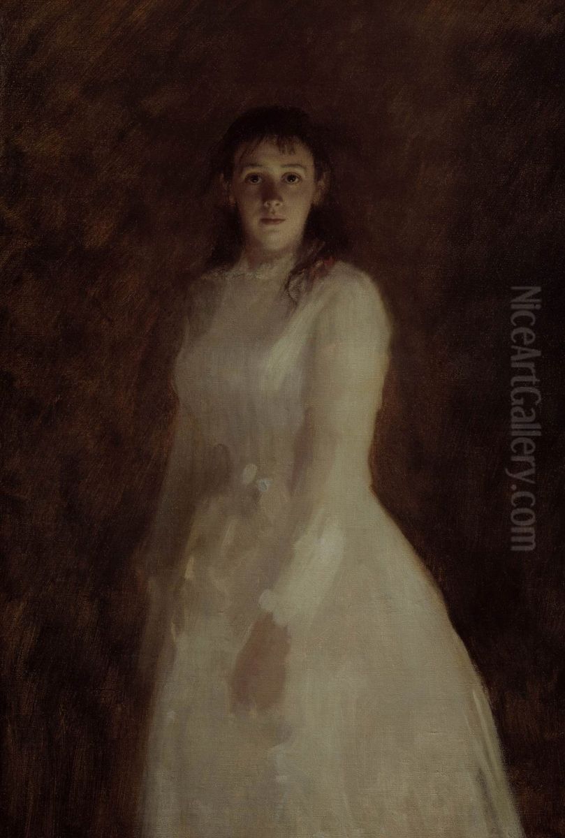 Portrait of a Woman Oil Painting by Ivan Kramskoi