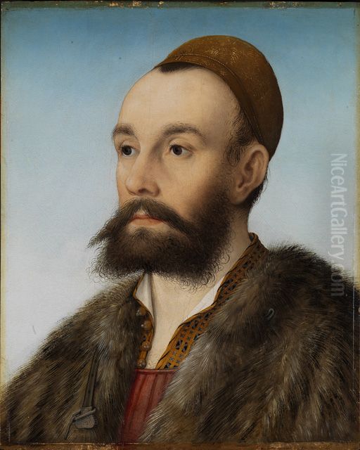 Bildnis des Anton Fugger Oil Painting by Hans Maler Zu Schwaz